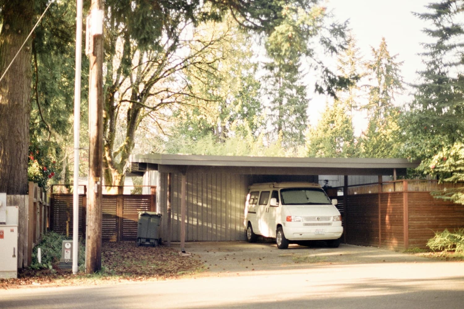 Solar carport or shaded parking